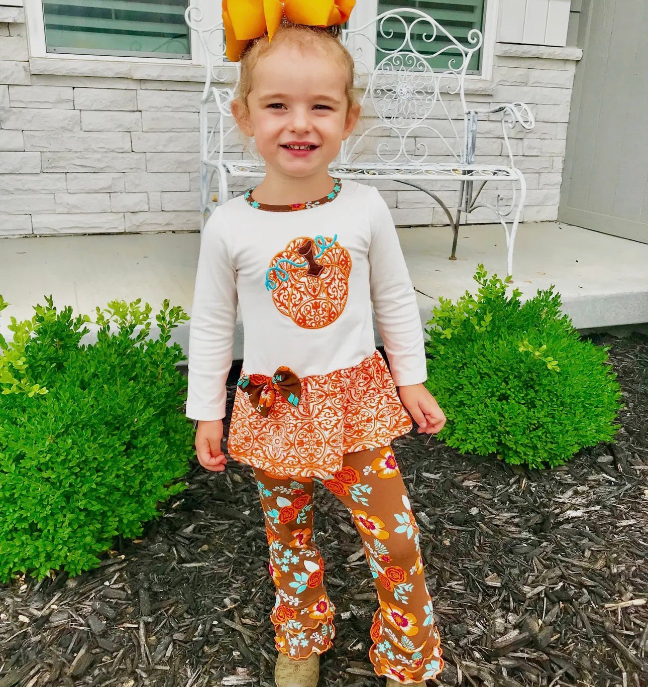 Ruffle Pumpkin 2pc Set