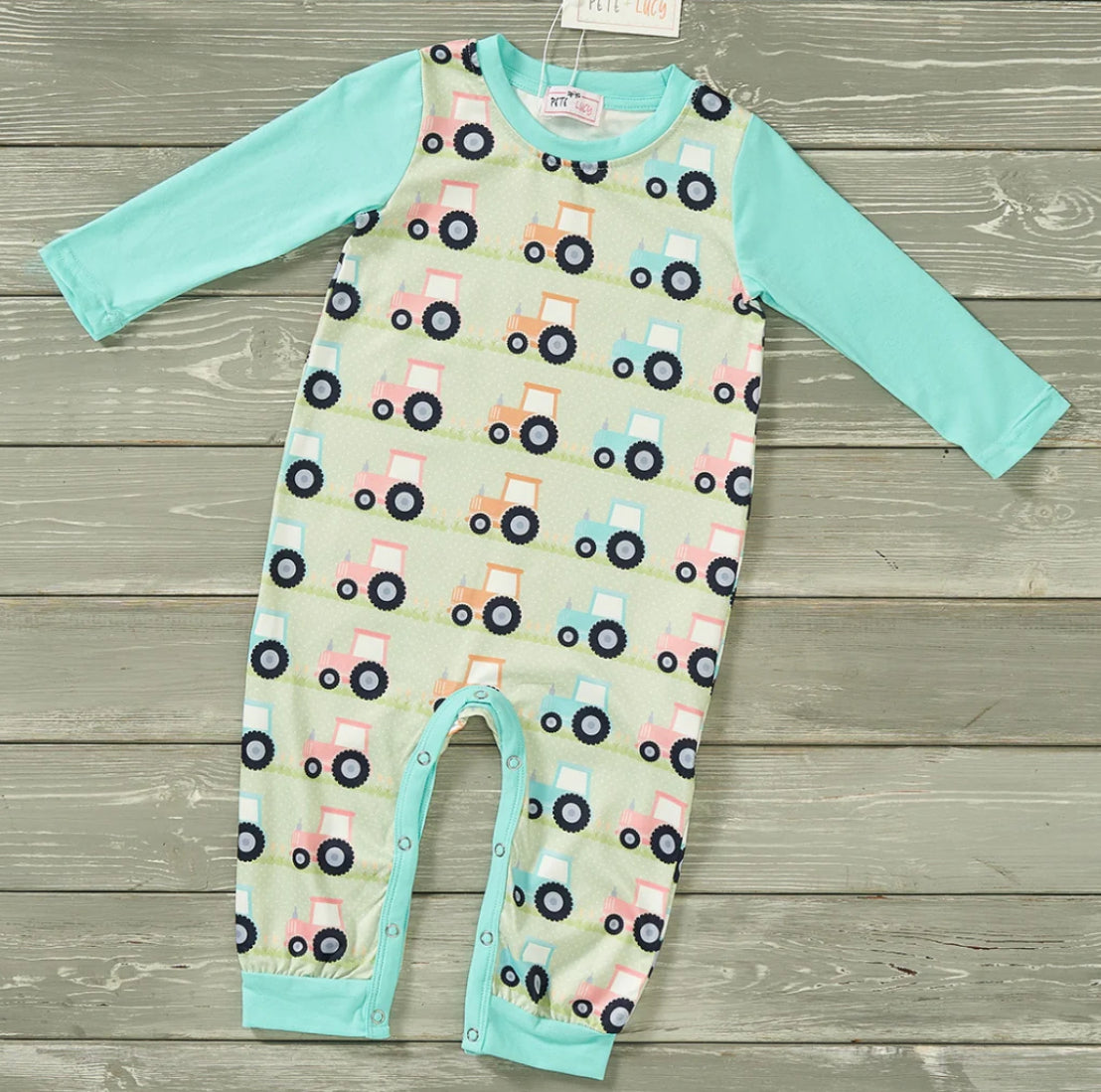 Fun on the Farm - Long Sleeve Romper