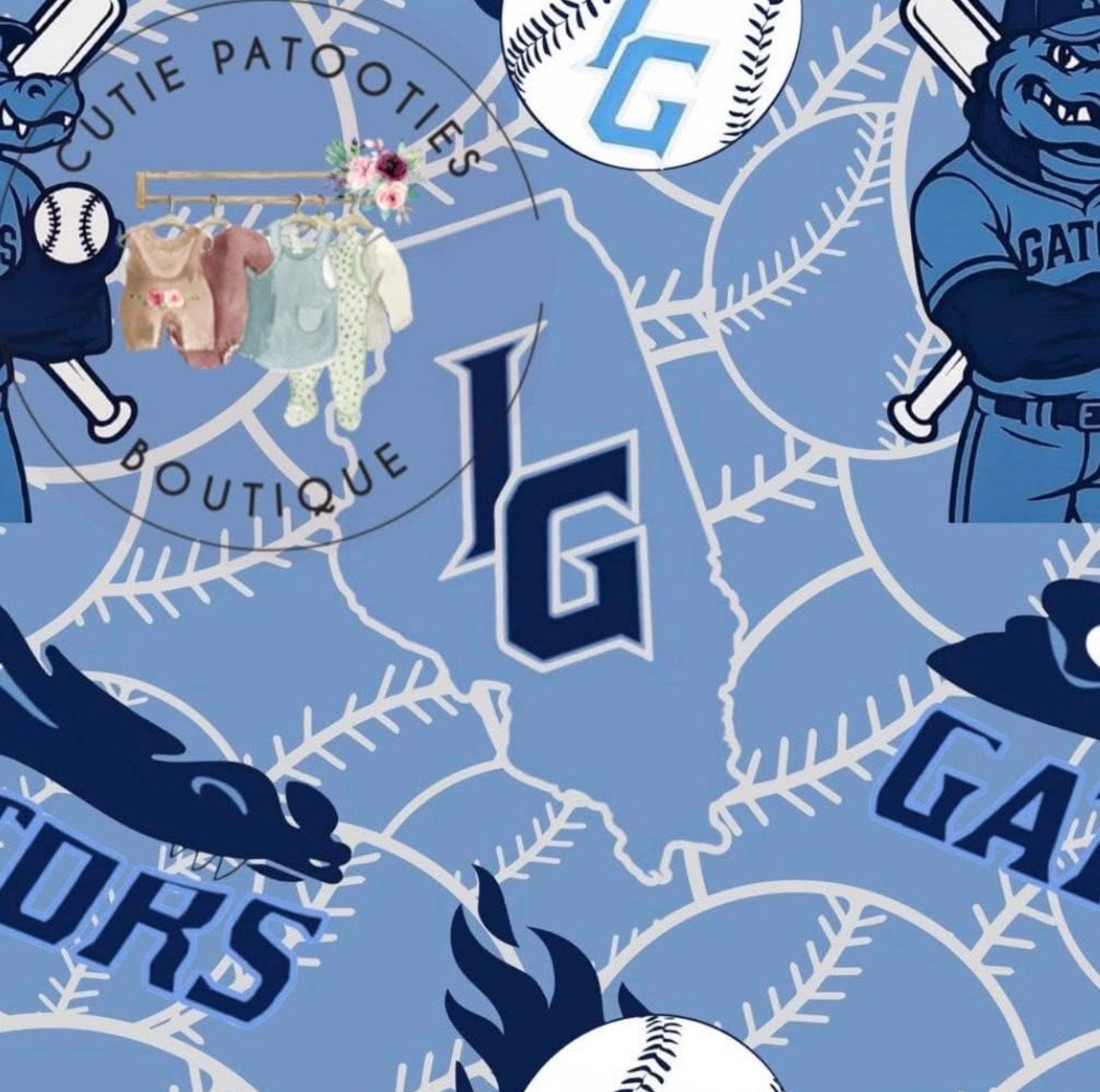 Gators Baseball Socks