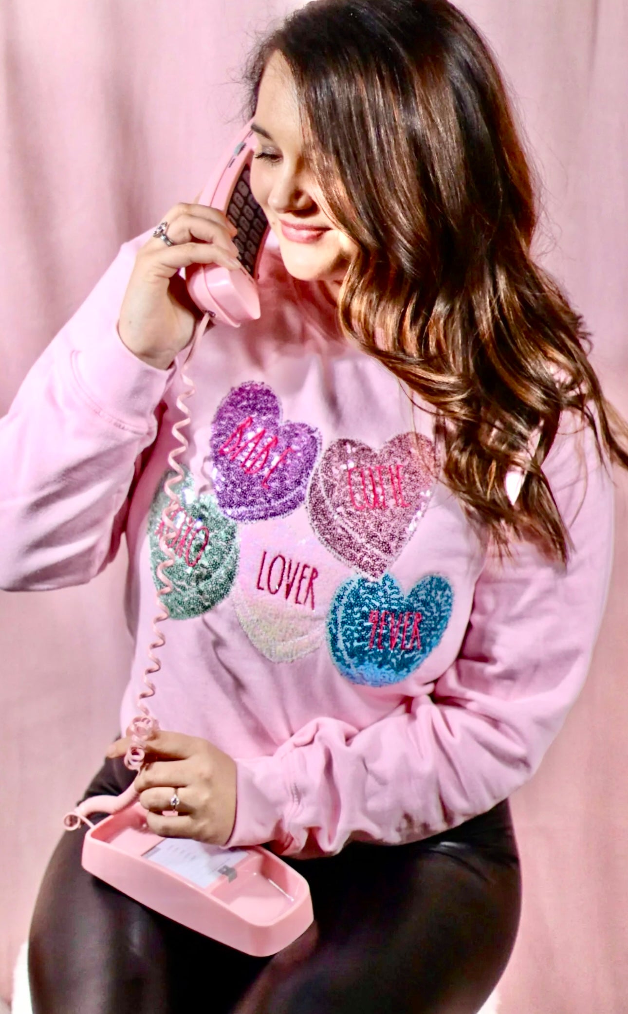 Conversation Hearts Sweatshirt