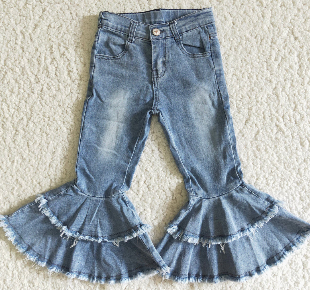 Distressed Denim Layered Belles
