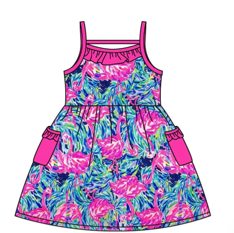 Pink Flamingo Dress
