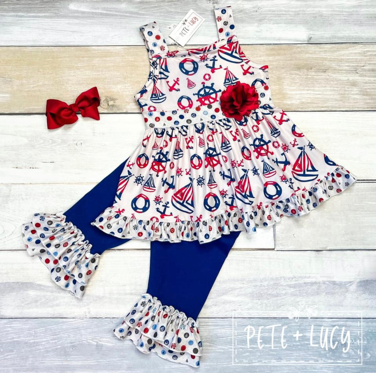 All Aboard-2pc short set