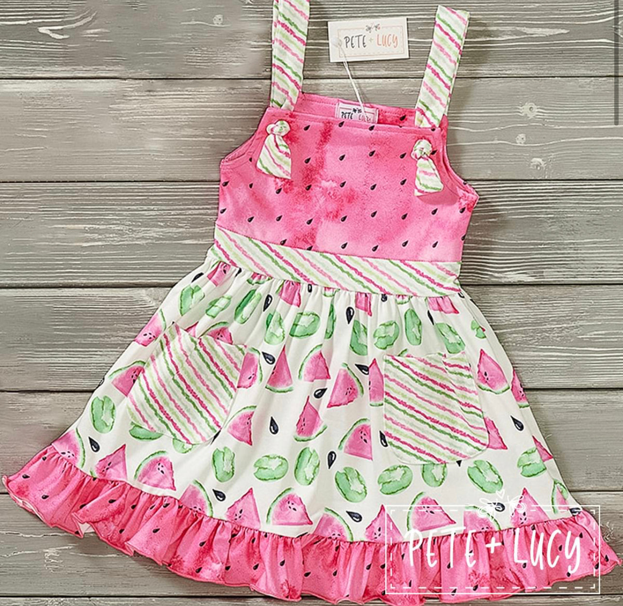 watermelon dress design Watercolor web collection:best sellers THE DRESS OF SUMMER Bridal shower dress inspo! Color:Ivory Constellation