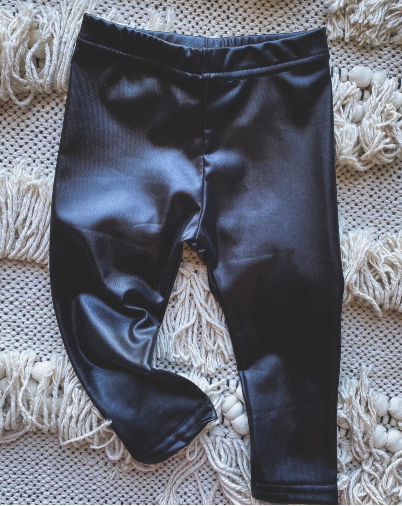 Black Pleather Leggings