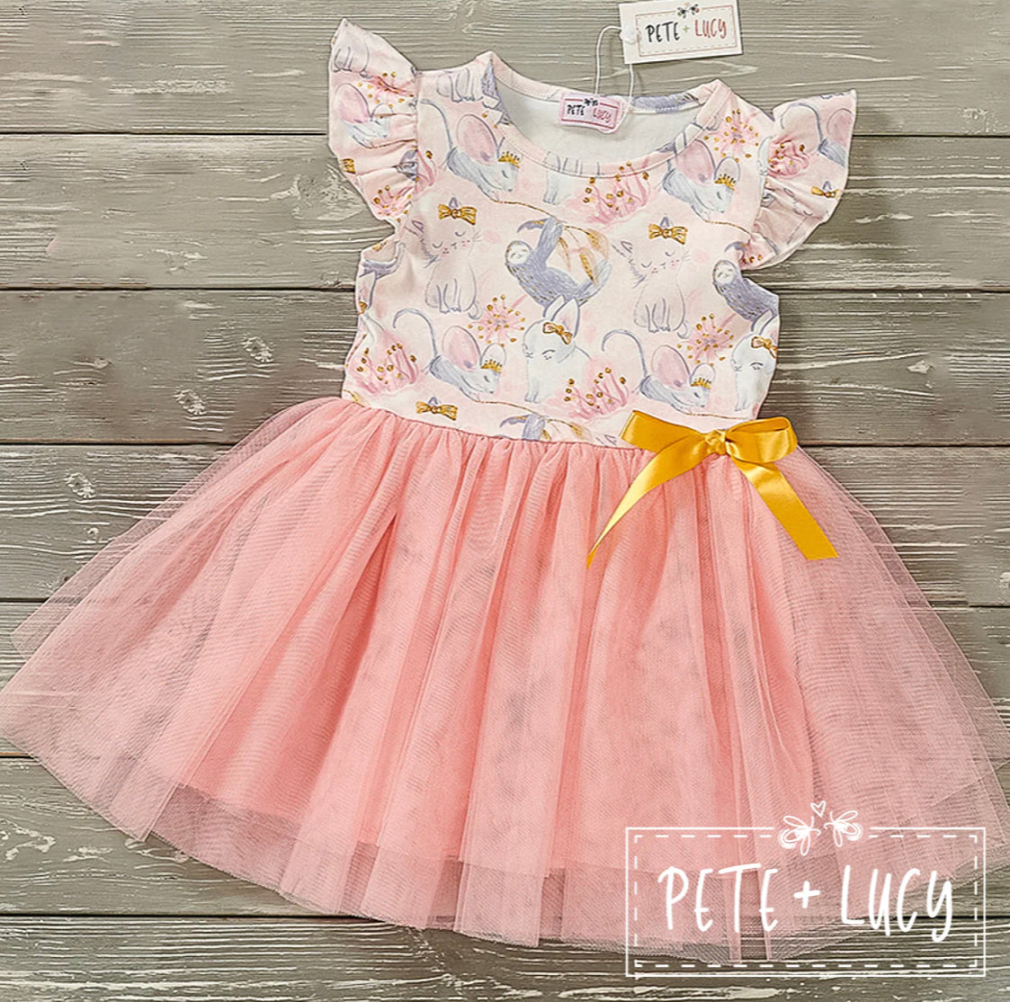 Furry Friends Dress Cutie Patooties Boutique