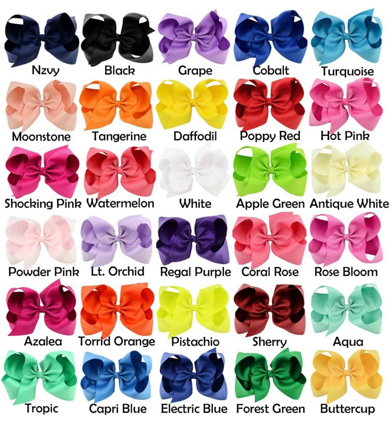 Adorable 6" Bows - Big