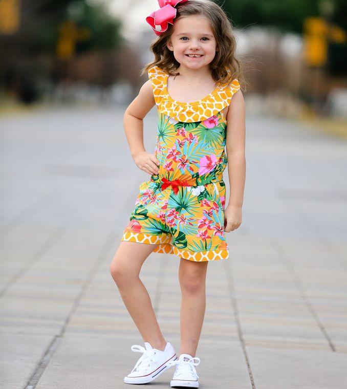 Hawaiian Hibiscus Floral Jumpsuit