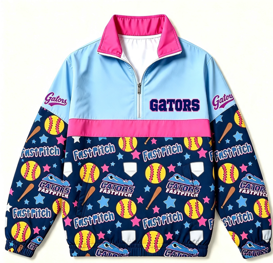 Gators Fast Pitch Team Jacket - Navy