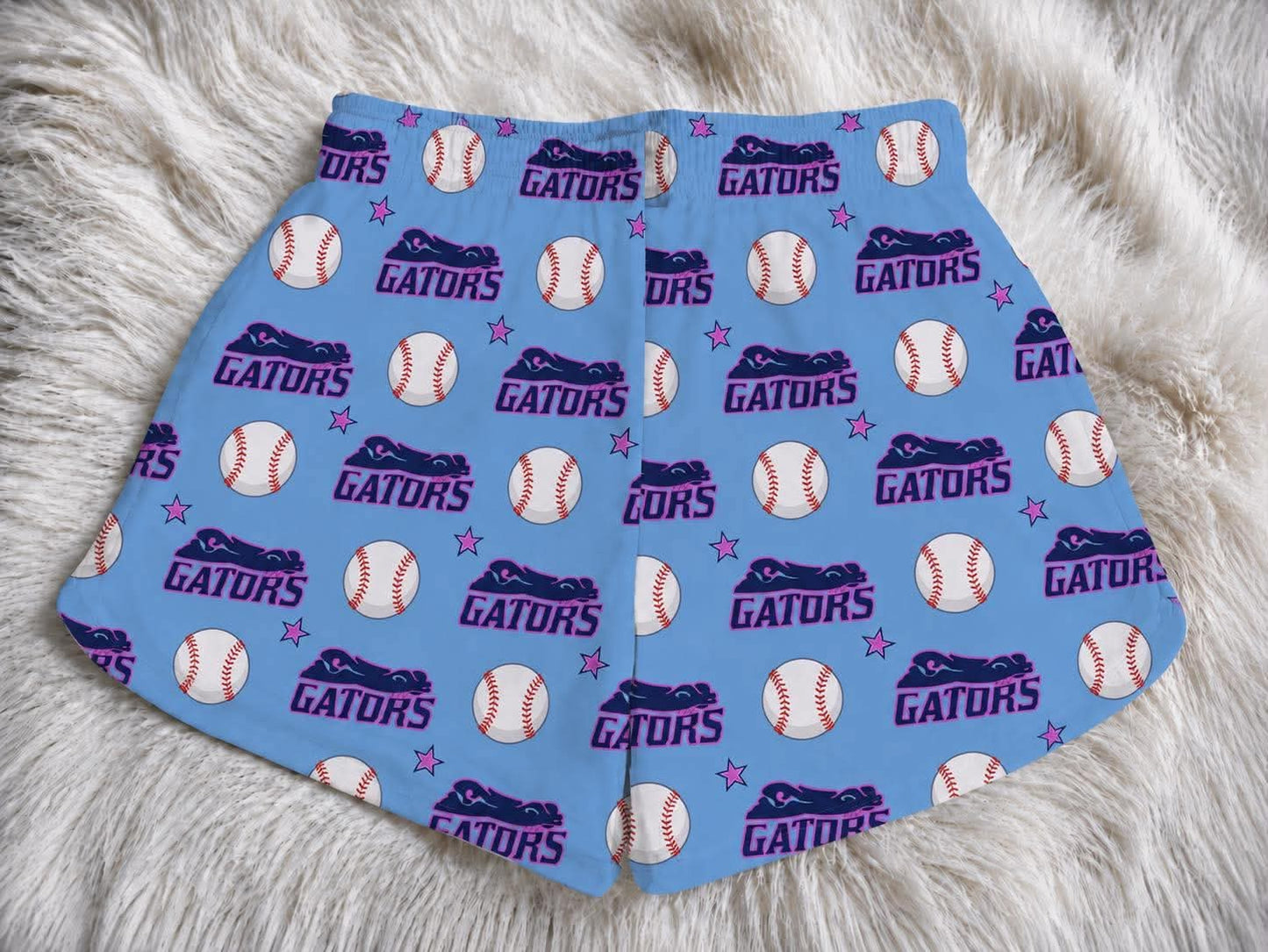Gators baseball High Waisted Shorts - Womens/Girls