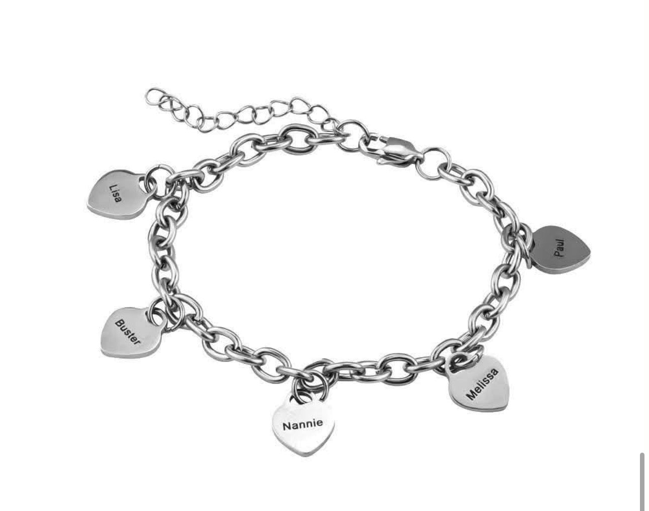 Special Order- Kristi E- Heart Bracelet