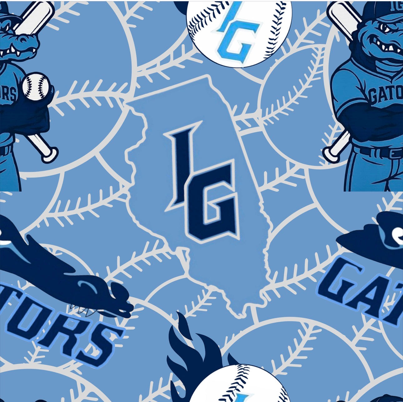 IL Blue Gators Baseball Shorts