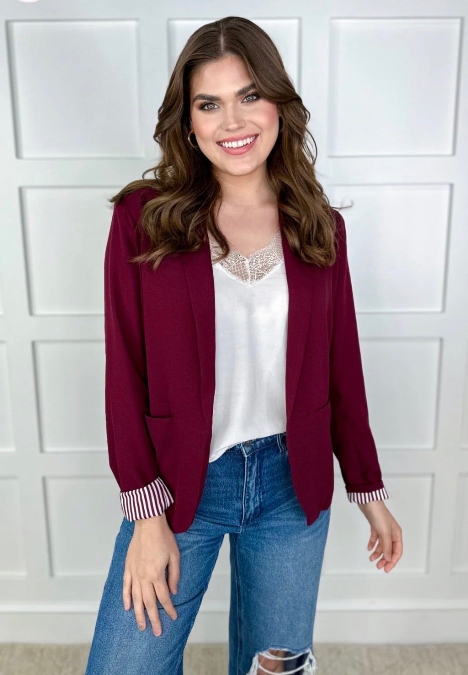Women’s Blazer - Maroon