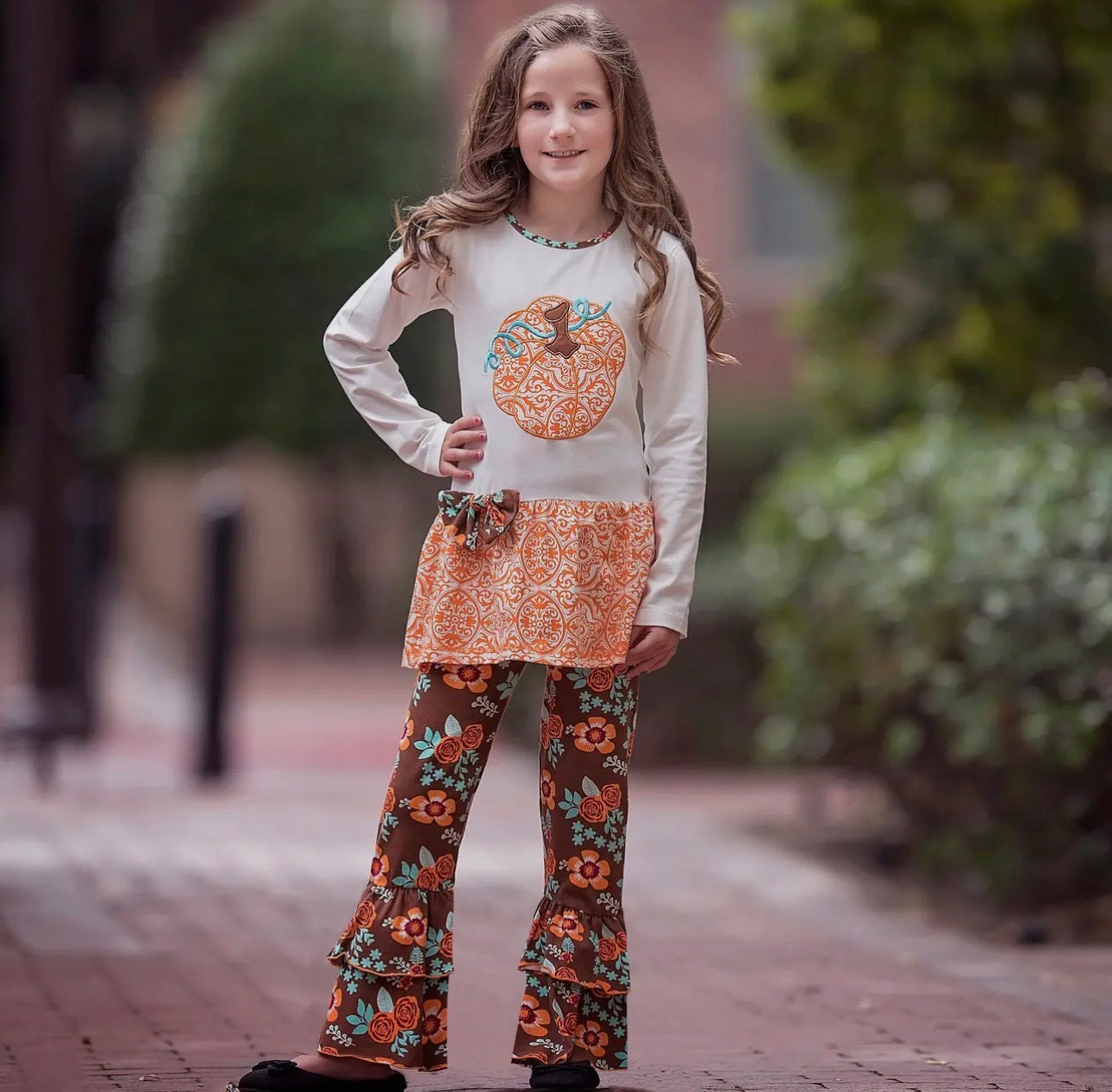 Ruffle Pumpkin 2pc Set