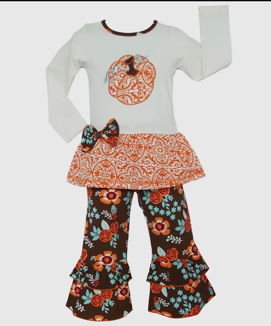 Ruffle Pumpkin 2pc Set