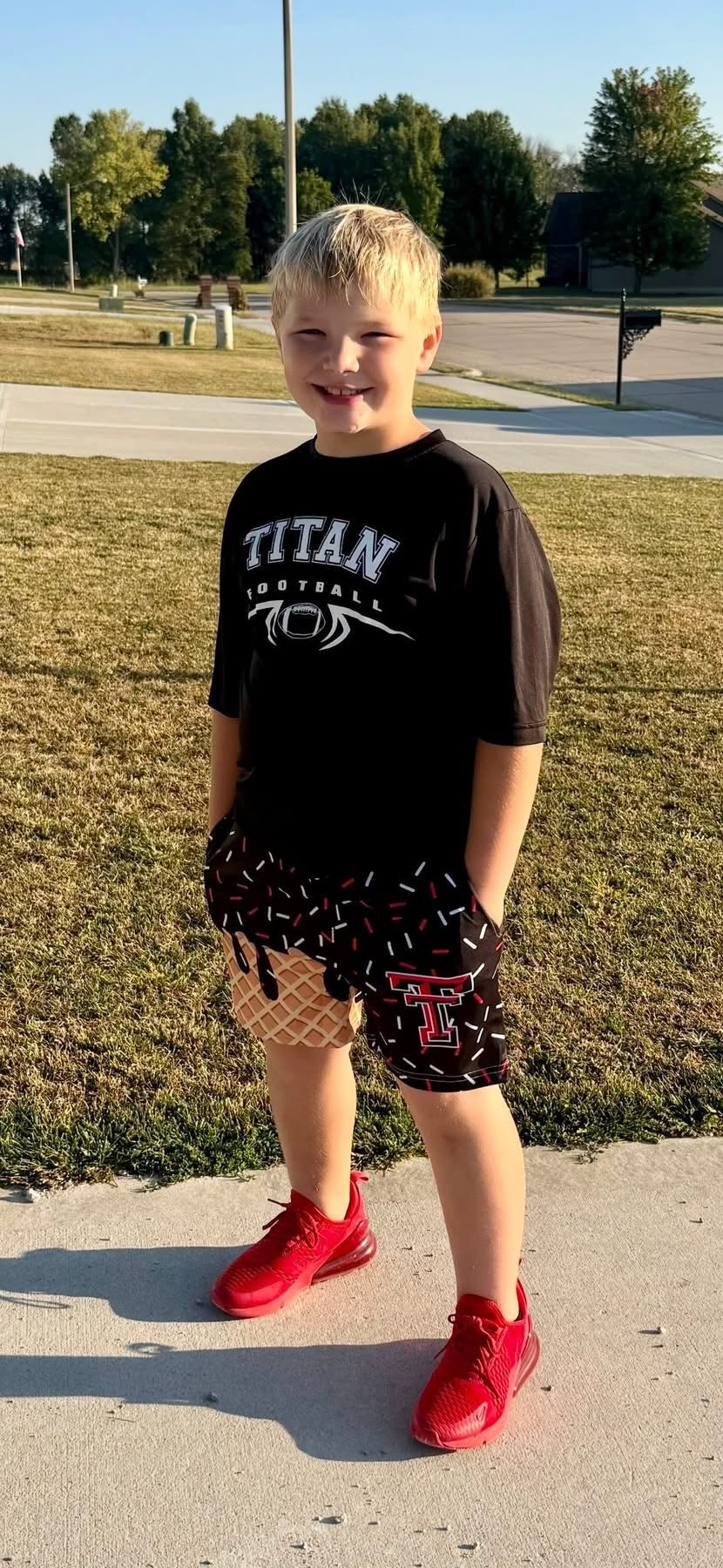 Pre-Order - Titans Black Drip Shorts