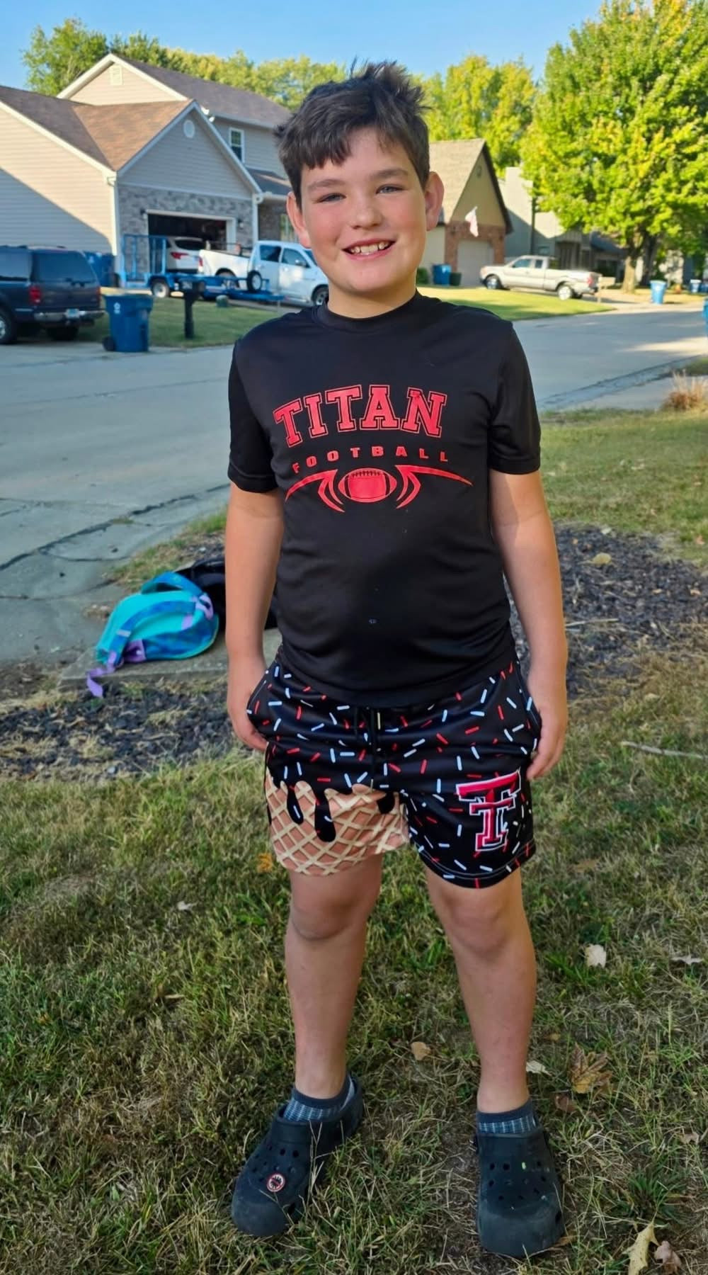 Pre-Order - Titans Black Drip Shorts