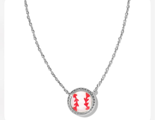 Special order- Amber P- baseball necklace