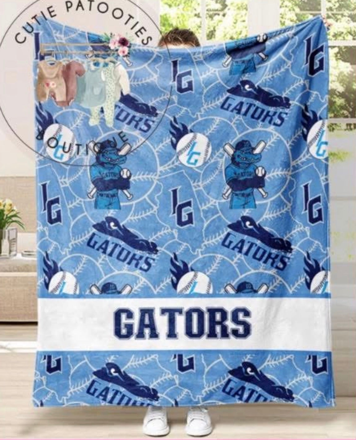 Gators Softball Blanket