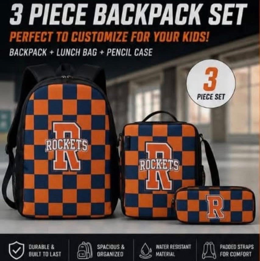 Special Order- Elayna T - Custom Backpack set