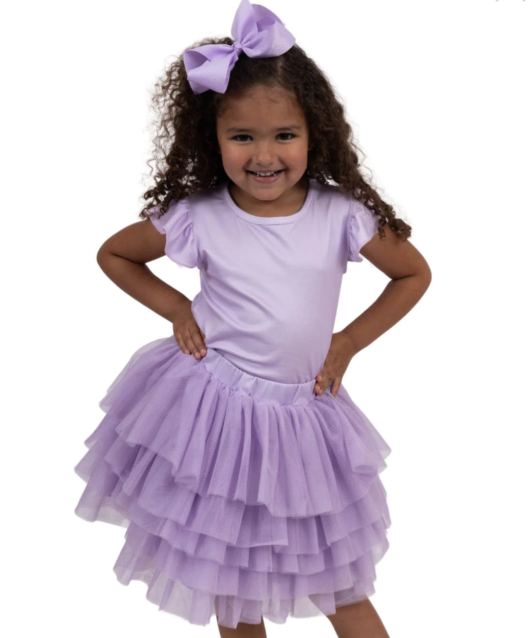 Lovely Lavender- 2pc Tulle Set