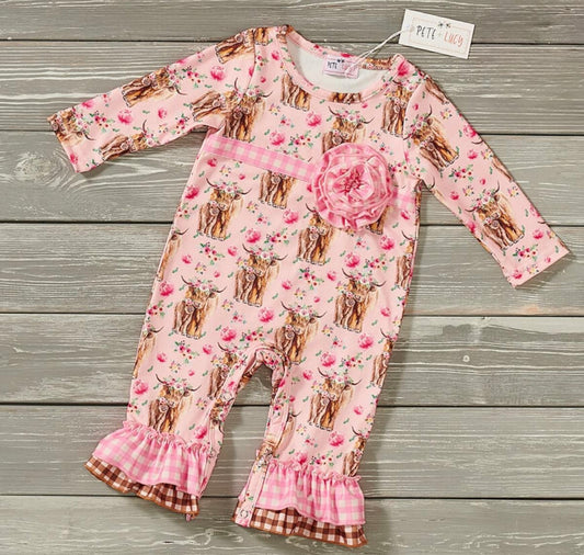 Cows & Roses - Romper