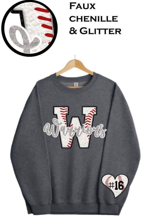 Special Order - Amber P- Baseball Sweatshirt/ pants