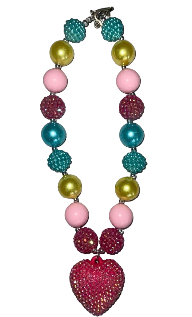 Pastel Heart Necklace