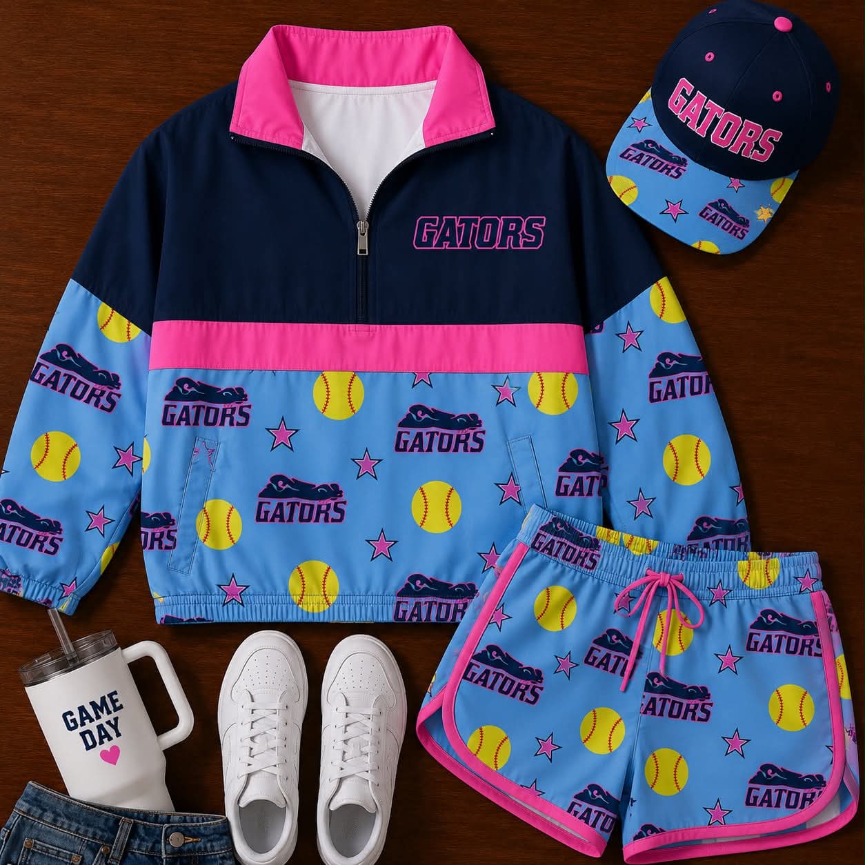 Gators Fast Pitch Team Jacket - Pink