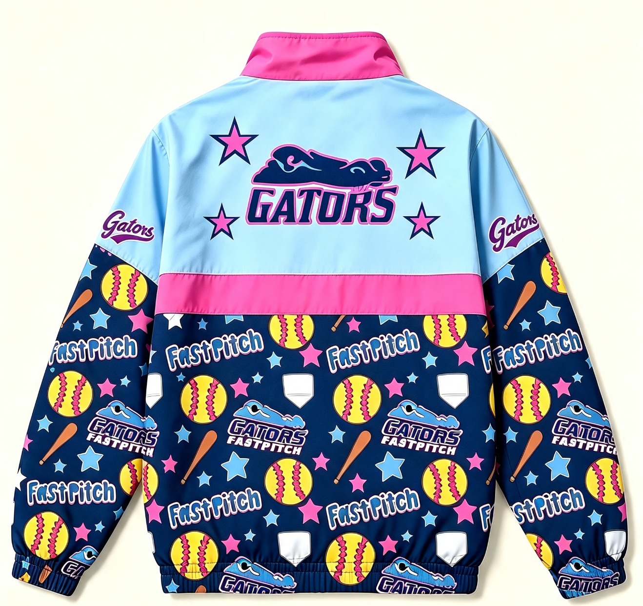 Gators Fast Pitch Team Jacket - Navy