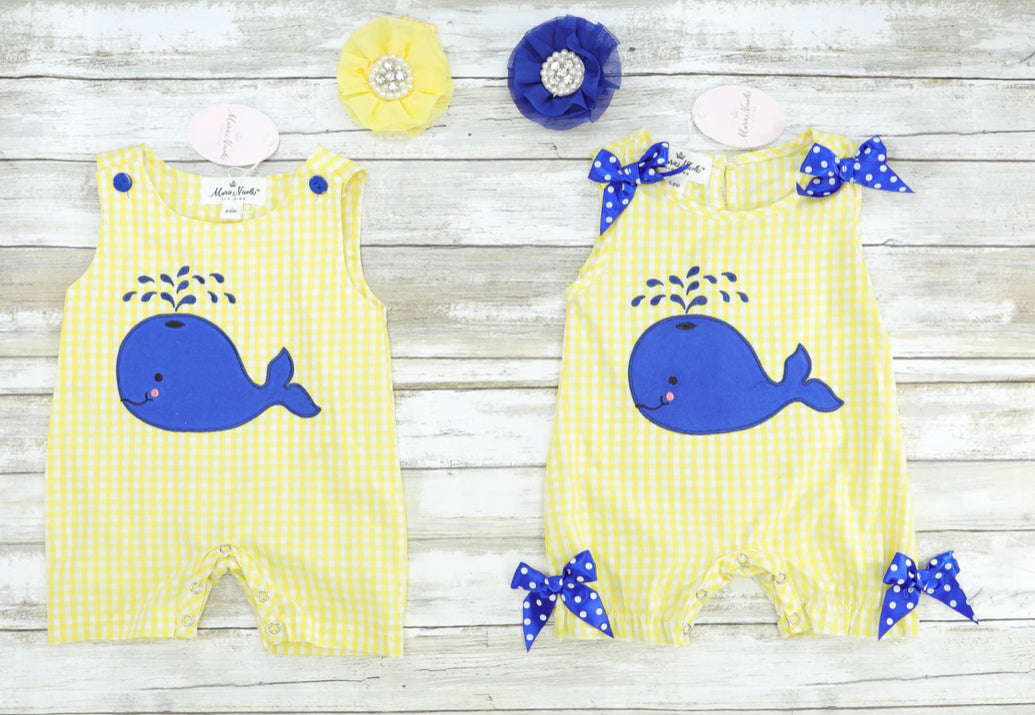 Wally the Whale-Girl Romper