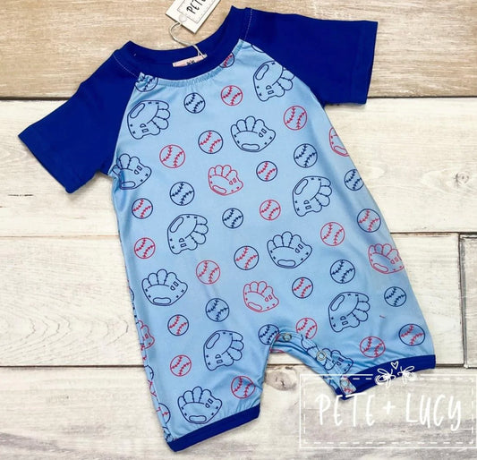 Let’s Play Ball-Boys Romper