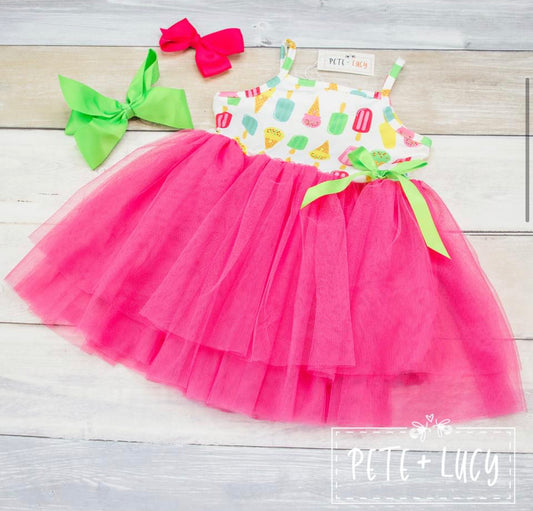 Popsicle Fun Tulle Dress