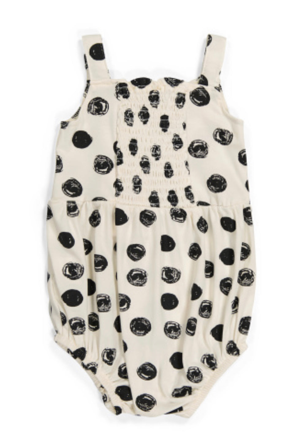 Black Dot Romper