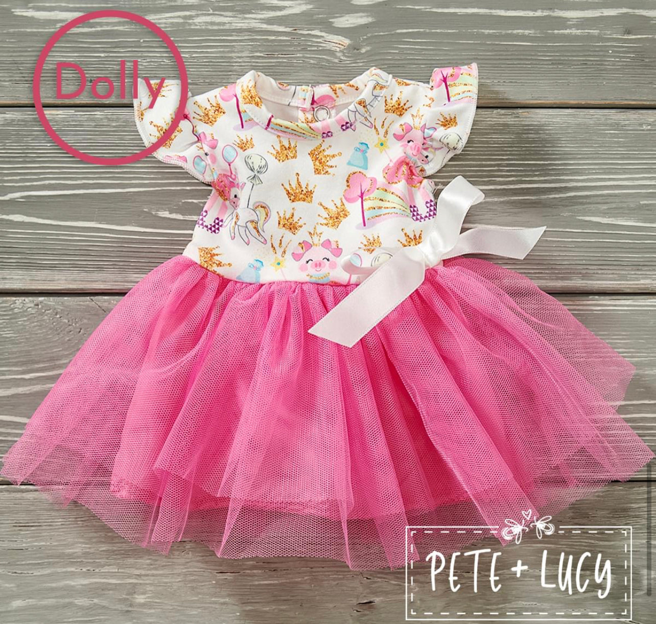 Dazzling Piggies - Doll Dress