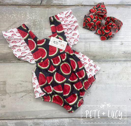 Magical Watermelon -Romper