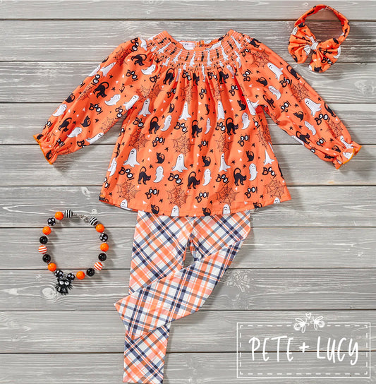 Boo-Tastic-Smocked 2pc