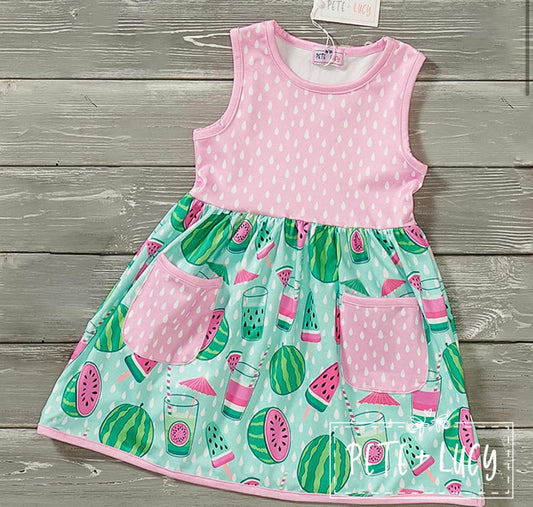 Pink Watermelon  -  Dress