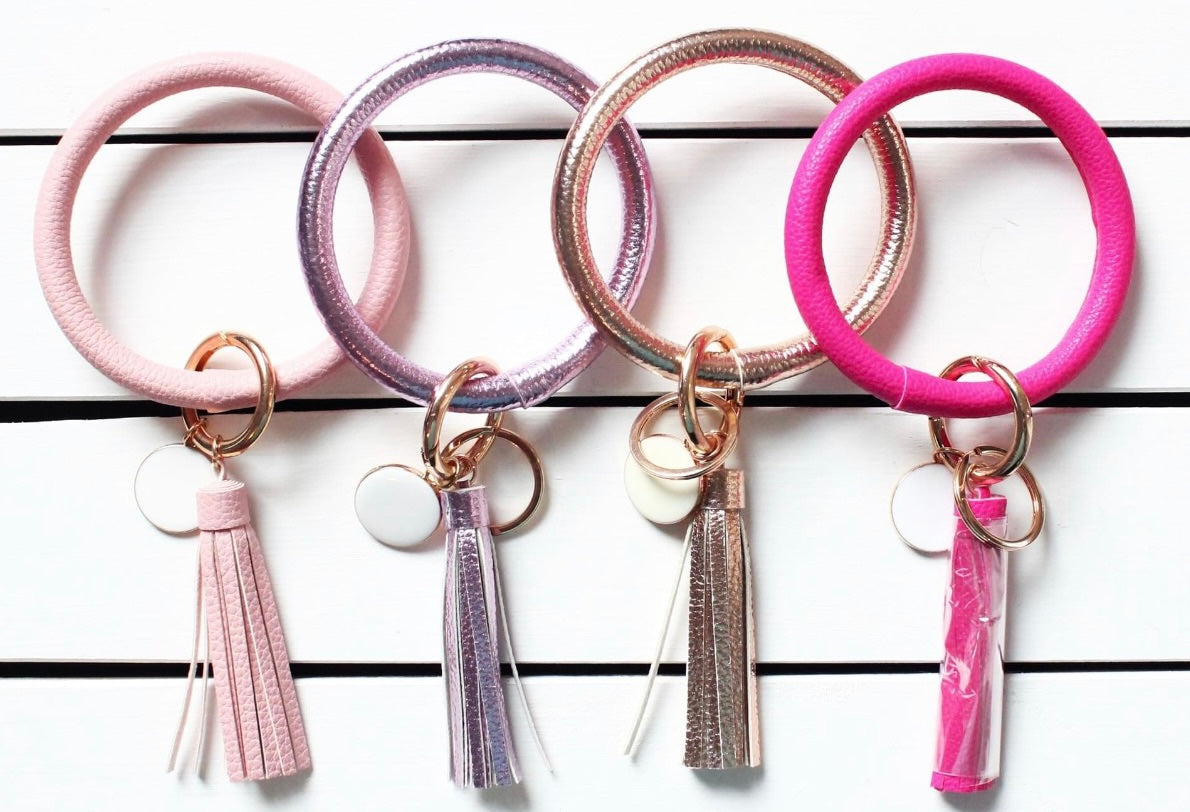 Key Ring Bangels w/ Tassel