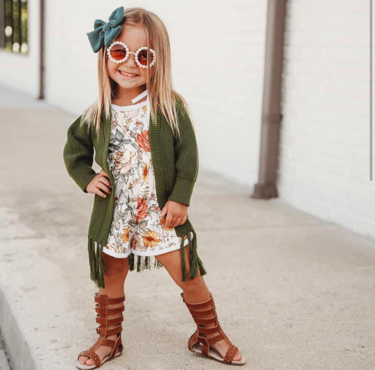 Vintage Floral Jumper