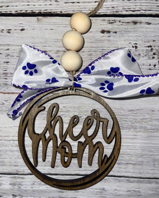 Cheer Mom Car Charm