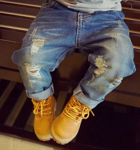 Boys Distressed Denim