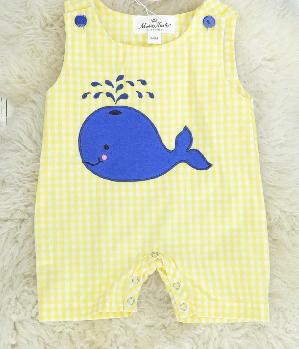 Wally the Whale Boy Romper