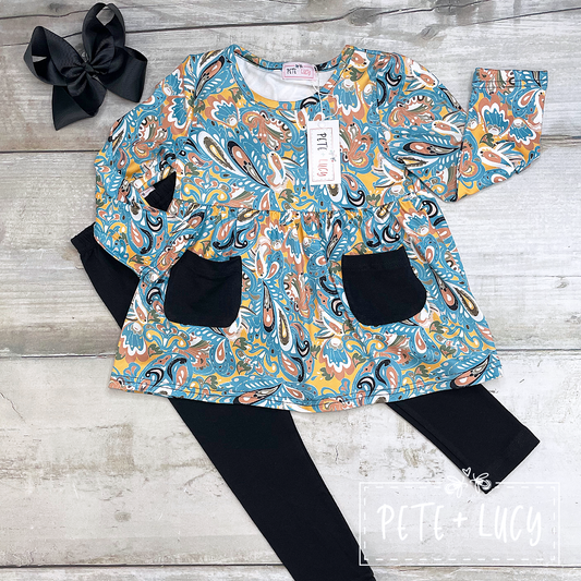 Paisley Swirl 2pc Set