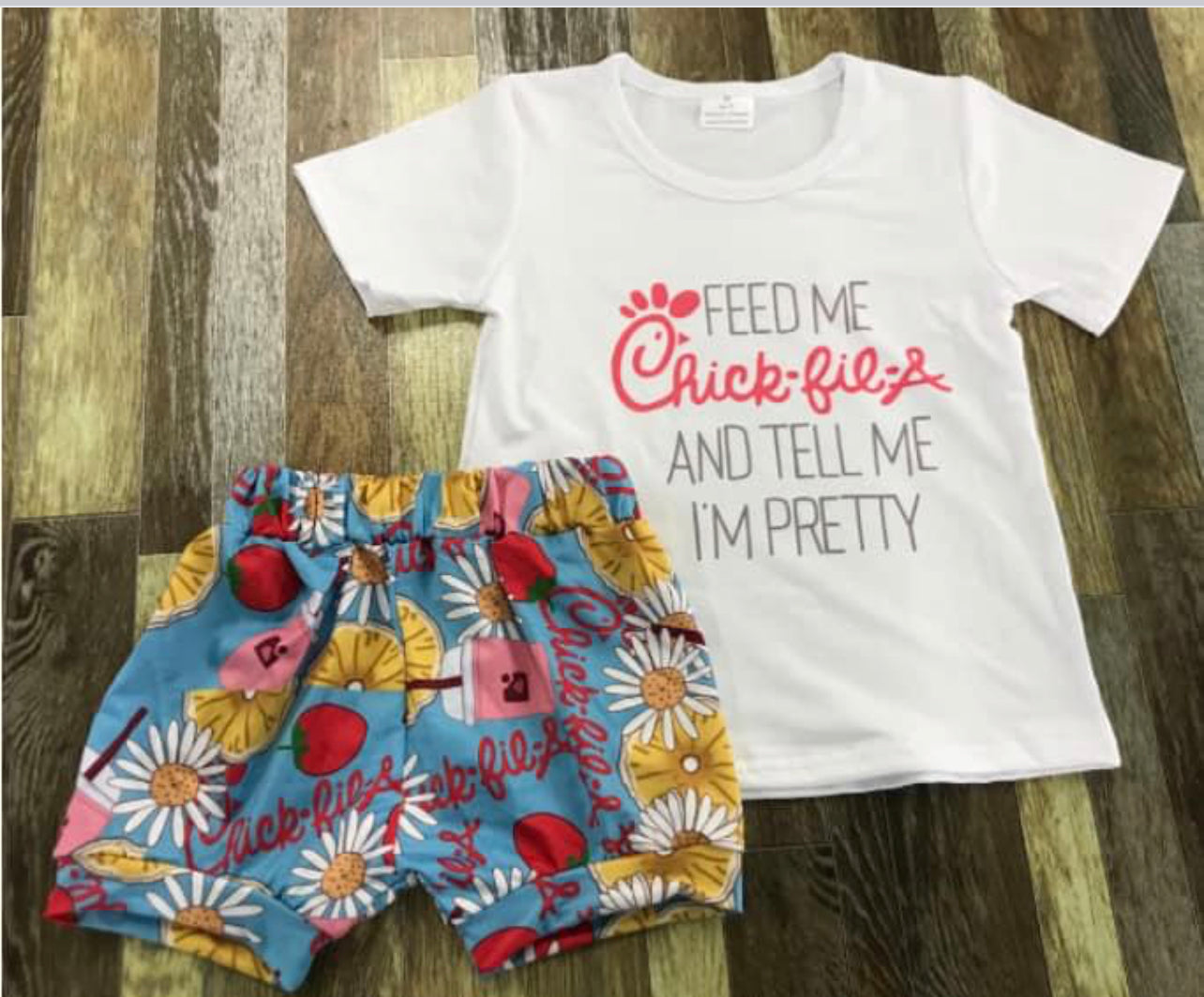 Feed Me 2pc Shorts Set