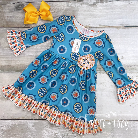 Retro Geo Dress