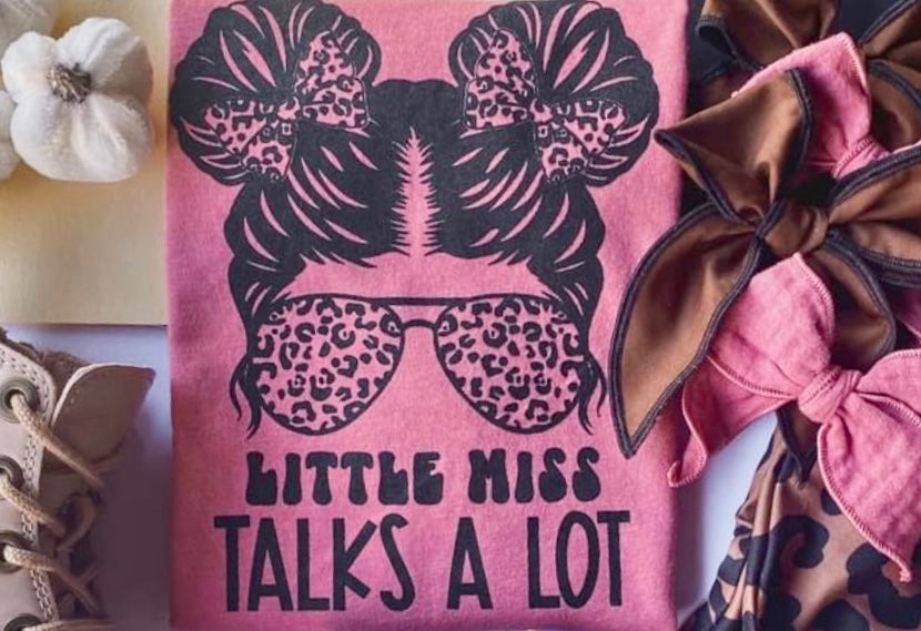 Little Miss Talks A lot Tee