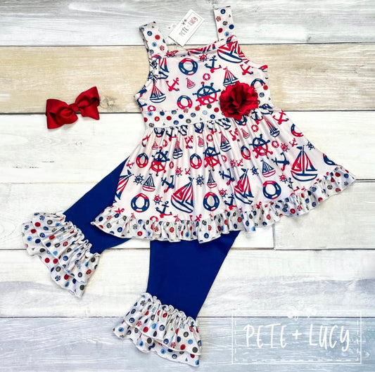 All Aboard-2pc short set