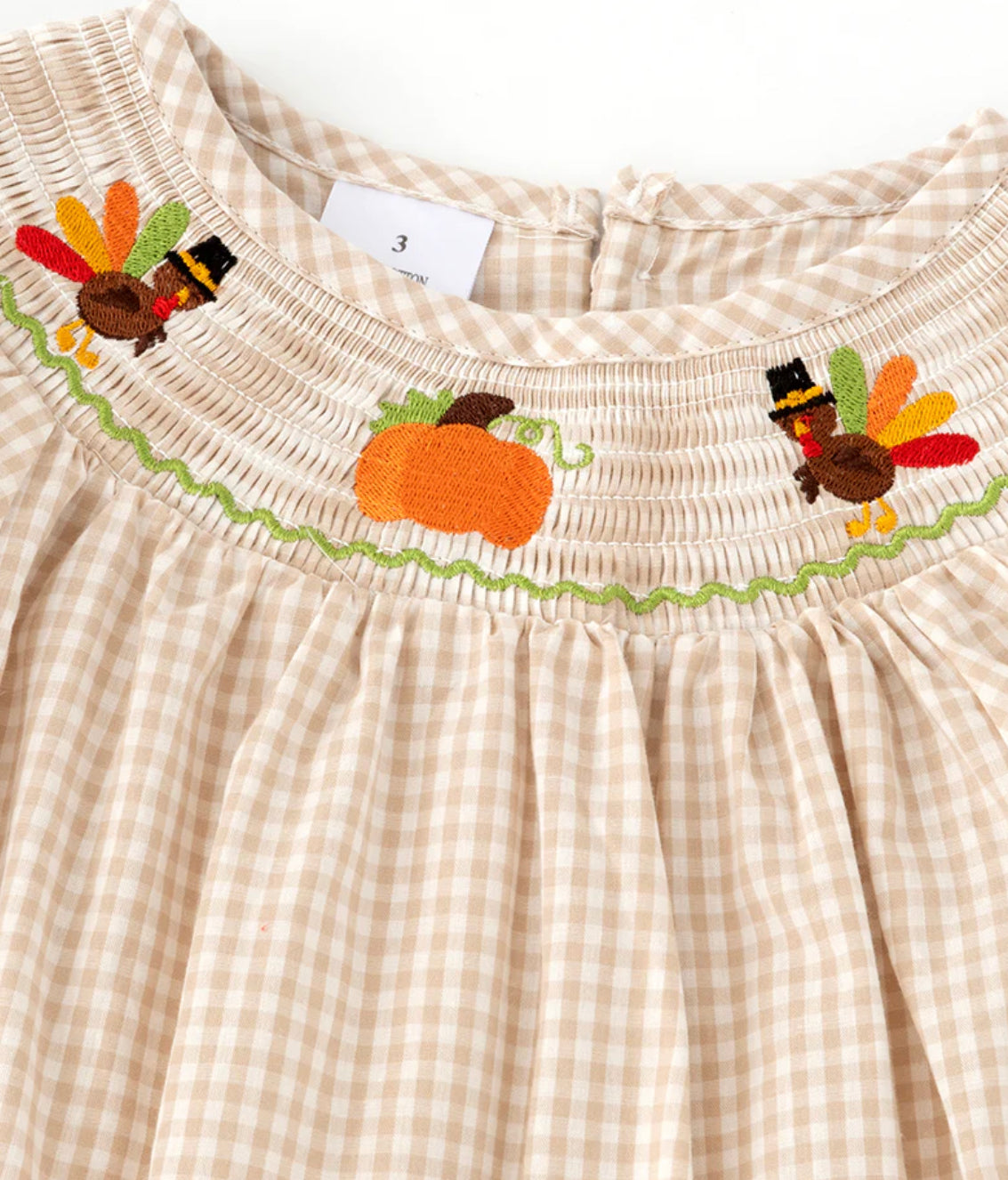 Thanksgiving Smocked Dress