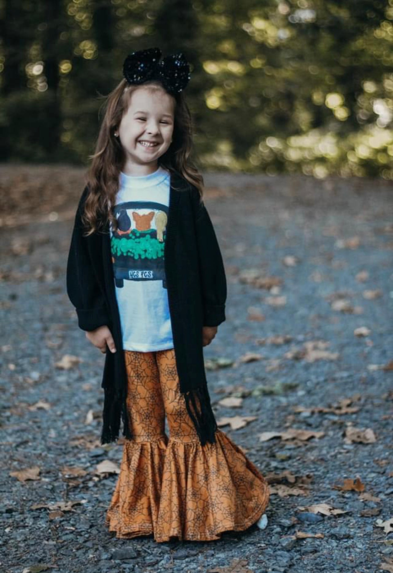 Black Fringe Cardigan